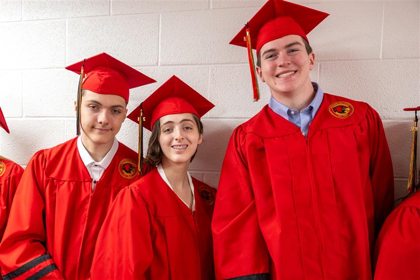 Students celebrate graduating